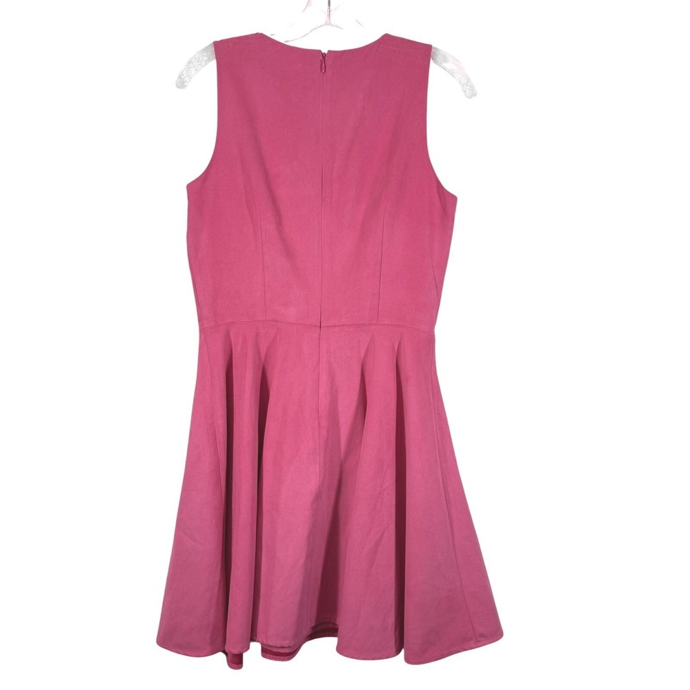 CeCe Cocktail Fit & Flare Dress Size 6 Pink Preppy Sheath Short Mini Coquette - Picture 3 of 12
